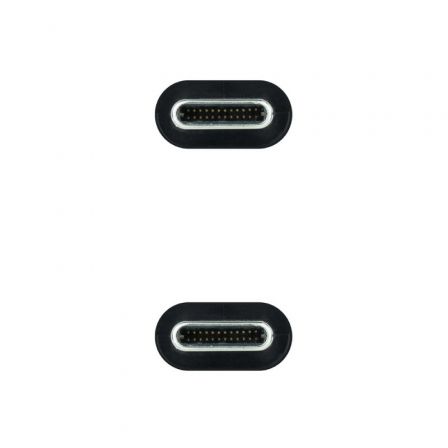 Cable USB 3.1 Tipo-C Nanocable 10.01.4101-L150/ USB Tipo-C Macho - USB Tipo-C Macho/ 1.5m/ Negro Cable USB 3.1 Tipo-C Nanocable 10.01.4101-L150/ USB Tipo-C Macho - USB Tipo-C Macho/ 1.5m/ Negro
