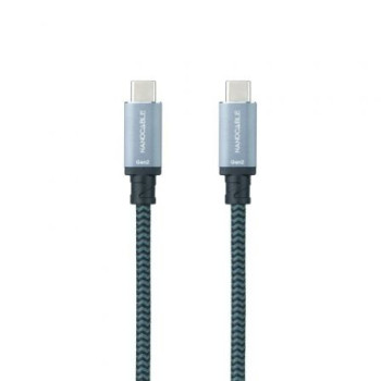 Cable USB 3.2 Tipo-C Nanocable 10.01.4103-COMB/ USB Tipo-C Macho - USB Tipo-C Macho/ Hasta 100W/ 20Gbps/ 3m/ Gris y Negro Cable USB 3.2 Tipo-C Nanocable 10.01.4103-COMB/ USB Tipo-C Macho - USB Tipo-C Macho/ Hasta 100W/ 20Gbps/ 3m/ Gris y Negro