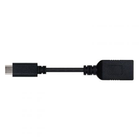 Cable USB 3.1 Nanocable 10.01.4201/ USB Tipo-C Macho - USB Hembra/ 15cm/ Negro Cable USB 3.1 Nanocable 10.01.4201/ USB Tipo-C Macho - USB Hembra/ 15cm/ Negro