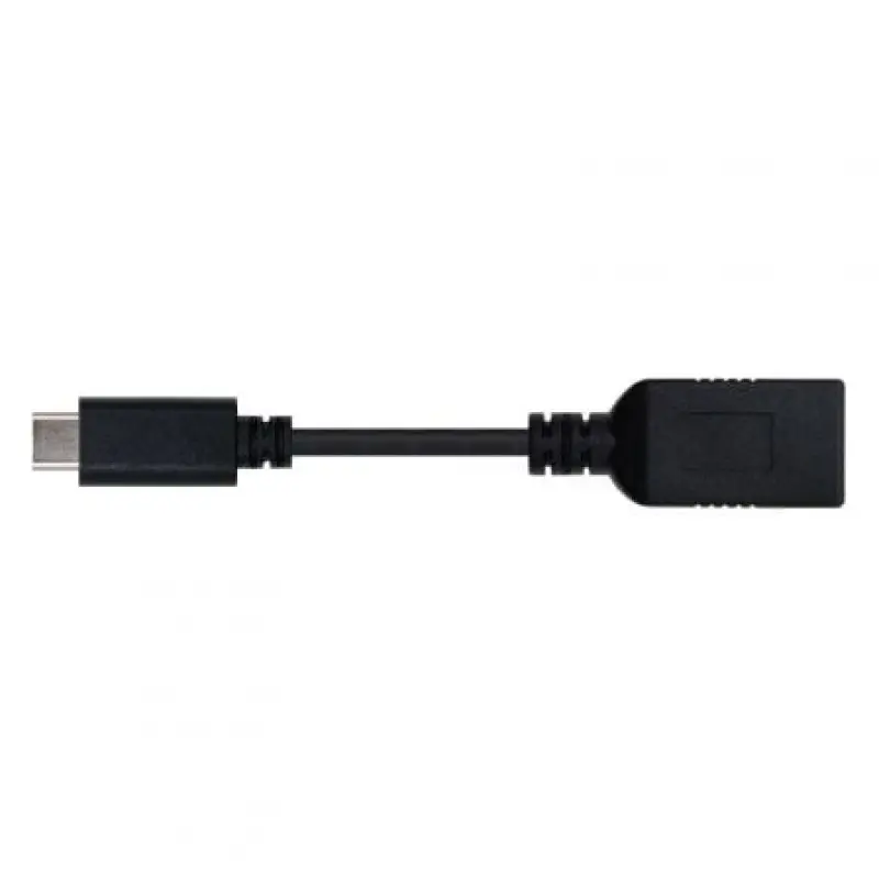 Cable USB 3.1 Nanocable 10.01.4201/ USB Tipo-C Macho - USB Hembra/ 15cm/ Negro Cable USB 3.1 Nanocable 10.01.4201/ USB Tipo-C Macho - USB Hembra/ 15cm/ Negro