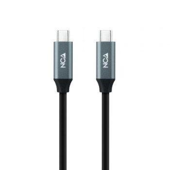 Cable USB 3.2 Tipo-C Nanocable 10.01.4301-L150/ USB Tipo-C Macho - USB Tipo-C Macho/ 1.5m/ Gris y Negro Cable USB 3.2 Tipo-C Nanocable 10.01.4301-L150/ USB Tipo-C Macho - USB Tipo-C Macho/ 1.5m/ Gris y Negro