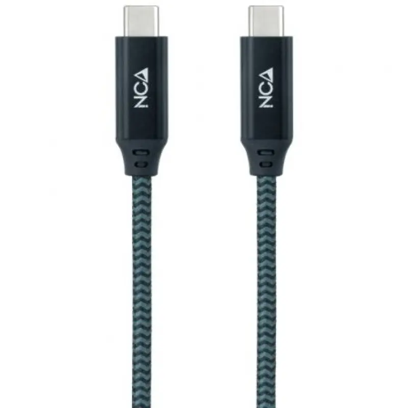 Cable USB 3.2 Tipo-C Nanocable 10.01.4301-L150-COMB/ USB Tipo-C Macho - USB Tipo-C Macho/ 1.5m/ Gris y Negro Cable USB 3.2 Tipo-C Nanocable 10.01.4301-L150-COMB/ USB Tipo-C Macho - USB Tipo-C Macho/ 1.5m/ Gris y Negro