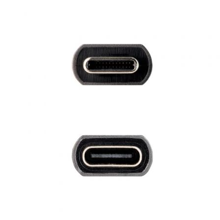 Cable Alargador USB 3.2 Nanocable 10.01.4401/ USB Tipo-C Macho - USB Tipo-C Hembra/ 1m/ Negro Cable Alargador USB 3.2 Nanocable 10.01.4401/ USB Tipo-C Macho - USB Tipo-C Hembra/ 1m/ Negro