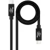 Cable USB 4.0 Nanocable 10.01.5001/ USB Tipo-C Macho - USB Tipo-C Macho/ Hasta 240W/ 40Gbps/ 1m/ Negro Cable USB 4.0 Nanocable 10.01.5001/ USB Tipo-C Macho - USB Tipo-C Macho/ Hasta 240W/ 40Gbps/ 1m/ Negro