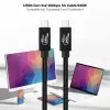 Cable USB 4.0 Nanocable 10.01.5001/ USB Tipo-C Macho - USB Tipo-C Macho/ Hasta 240W/ 40Gbps/ 1m/ Negro Cable USB 4.0 Nanocable 10.01.5001/ USB Tipo-C Macho - USB Tipo-C Macho/ Hasta 240W/ 40Gbps/ 1m/ Negro