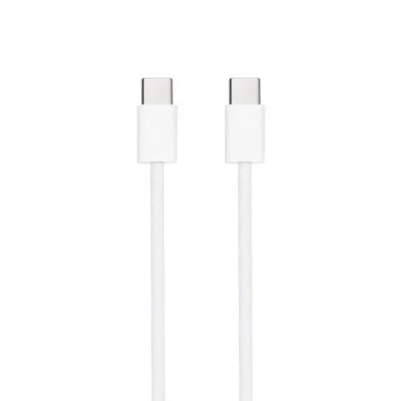 Cable USB 2.0 Tipo-C Nanocable 10.01.6001-CO/ USB Tipo-C Macho - USB Tipo-C Macho/ Hasta 60W/ 480Mbps/ 1m/ Blanco Cable USB 2.0 Tipo-C Nanocable 10.01.6001-CO/ USB Tipo-C Macho - USB Tipo-C Macho/ Hasta 60W/ 480Mbps/ 1m/ Blanco