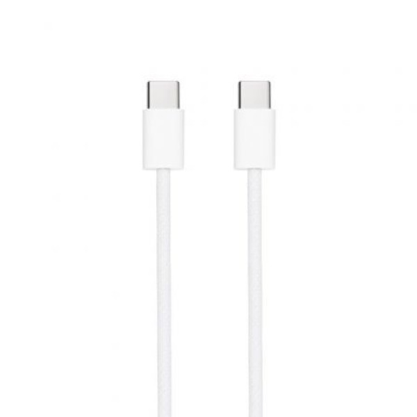 Cable USB 2.0 Tipo-C Nanocable 10.01.6002-CO/ USB Tipo-C Macho - USB Tipo-C Macho/ Hasta 60W/ 480Mbps/ 2m/ Blanco