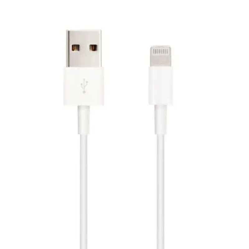 Cable USB 2.0 Lightning Nanocable 10.110.0401/ USB Macho - Lightning Macho/ 1m/ Blanco Cable USB 2.0 Lightning Nanocable 10.110.0401/ USB Macho - Lightning Macho/ 1m/ Blanco