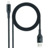 Cable USB 2.0 Lightning Nanocable 10.10.0401-COBK/ USB Macho - Lightning Macho/ 1m/ Negro Cable USB 2.0 Lightning Nanocable 10.10.0401-COBK/ USB Macho - Lightning Macho/ 1m/ Negro