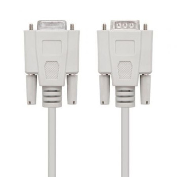 Cable Serie RS232 Nanocable 10.14.0203/ DB9 Macho - DB9 Hembra/ 3m/ Beige Cable Serie RS232 Nanocable 10.14.0203/ DB9 Macho - DB9 Hembra/ 3m/ Beige
