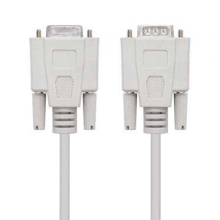 Cable Serie RS232 Nanocable 10.14.0203/ DB9 Macho - DB9 Hembra/ 3m/ Beige Cable Serie RS232 Nanocable 10.14.0203/ DB9 Macho - DB9 Hembra/ 3m/ Beige