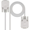 Cable Serie RS232 Nanocable 10.14.0203/ DB9 Macho - DB9 Hembra/ 3m/ Beige Cable Serie RS232 Nanocable 10.14.0203/ DB9 Macho - DB9 Hembra/ 3m/ Beige