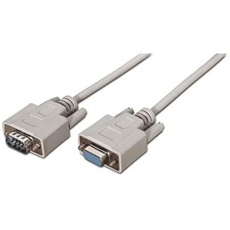 Cable Serie RS232 Nanocable 10.14.0203/ DB9 Macho - DB9 Hembra/ 3m/ Beige Cable Serie RS232 Nanocable 10.14.0203/ DB9 Macho - DB9 Hembra/ 3m/ Beige