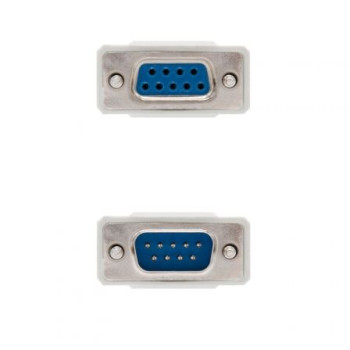 Cable Serie NULL Modem Nanocable 10.14.0502/ DB9 Macho - DB9 Hembra/ 1.8m/ Beige Cable Serie NULL Modem Nanocable 10.14.0502/ DB9 Macho - DB9 Hembra/ 1.8m/ Beige