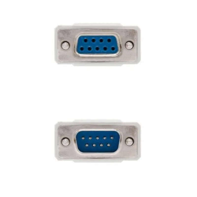 Cable Serie NULL Modem Nanocable 10.14.0502/ DB9 Macho - DB9 Hembra/ 1.8m/ Beige Cable Serie NULL Modem Nanocable 10.14.0502/ DB9 Macho - DB9 Hembra/ 1.8m/ Beige