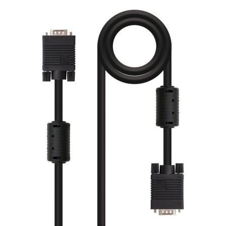 Cable SVGA Nanocable 10.15.0115/ VGA Macho - VGA Macho/ 15m/ Negro Cable SVGA Nanocable 10.15.0115/ VGA Macho - VGA Macho/ 15m/ Negro