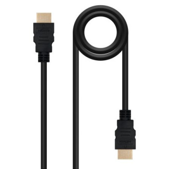 Cable HDMI 1.3b Nanocable 10.15.0301/ HDMI Macho - HDMI Macho/ 1m/ Negro Cable HDMI 1.3b Nanocable 10.15.0301/ HDMI Macho - HDMI Macho/ 1m/ Negro