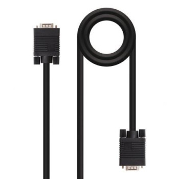 Cable SVGA Nanocable 10.15.1305/ VGA Macho - VGA Macho/ 5m/ Negro Cable SVGA Nanocable 10.15.1305/ VGA Macho - VGA Macho/ 5m/ Negro