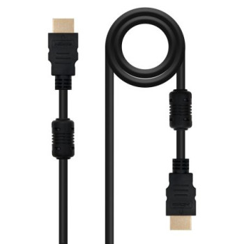 Cable HDMI 1.4 Nanocable 10.15.1802/ HDMI Macho - HDMI Macho/ 1.8m/ Negro Cable HDMI 1.4 Nanocable 10.15.1802/ HDMI Macho - HDMI Macho/ 1.8m/ Negro