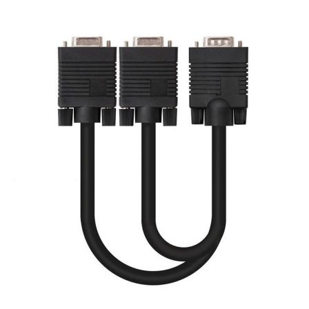 Cable Duplicador VGA Nanocable 10.15.2000/ VGA Macho - 2x VGA Hembra Cable Duplicador VGA Nanocable 10.15.2000/ VGA Macho - 2x VGA Hembra