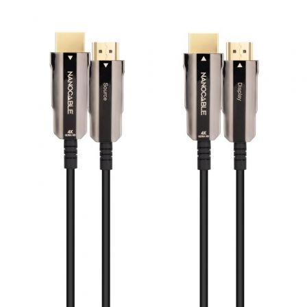 Cable HDMI 2.0 4K Nanocable 10.15.2010/ HDMI Macho - HDMI Macho/ 10m/ Negro Cable HDMI 2.0 4K Nanocable 10.15.2010/ HDMI Macho - HDMI Macho/ 10m/ Negro