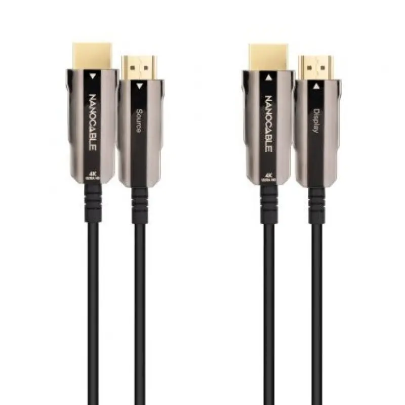 Cable HDMI 2.0 AOC 4K Nanocable 10.15.2015/ HDMI Macho - HDMI Macho/ 15m/ Negro Cable HDMI 2.0 AOC 4K Nanocable 10.15.2015/ HDMI Macho - HDMI Macho/ 15m/ Negro
