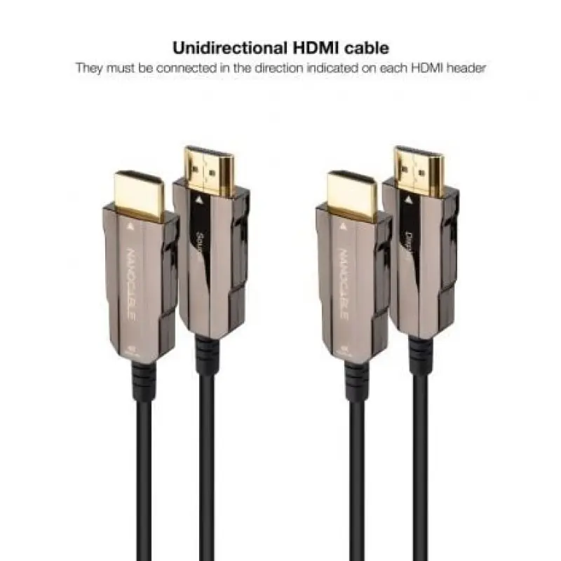 Cable HDMI 2.0 AOC 4K Nanocable 10.15.2015/ HDMI Macho - HDMI Macho/ 15m/ Negro Cable HDMI 2.0 AOC 4K Nanocable 10.15.2015/ HDMI Macho - HDMI Macho/ 15m/ Negro