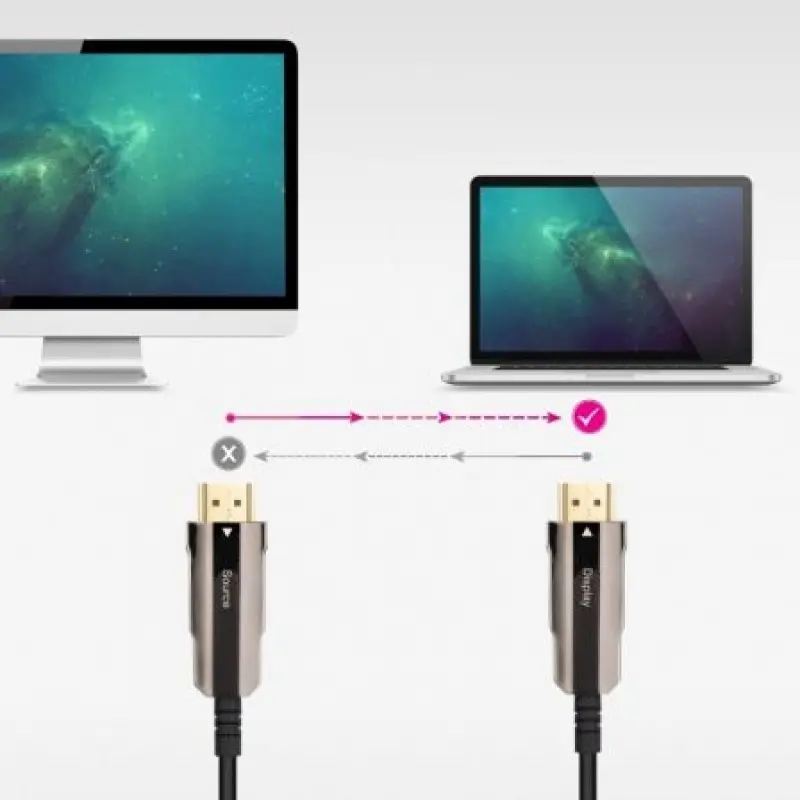 Cable HDMI 2.0 AOC 4K Nanocable 10.15.2015/ HDMI Macho - HDMI Macho/ 15m/ Negro Cable HDMI 2.0 AOC 4K Nanocable 10.15.2015/ HDMI Macho - HDMI Macho/ 15m/ Negro