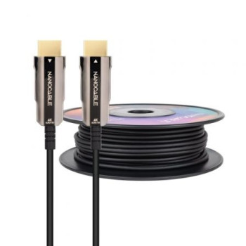 Cable HDMI 2.0 AOC 4K Nanocable 10.15.2030/ HDMI Macho - HDMI Macho/ 30m/ Negro Cable HDMI 2.0 AOC 4K Nanocable 10.15.2030/ HDMI Macho - HDMI Macho/ 30m/ Negro