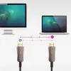 Cable HDMI 2.1 AOC 8K Nanocable 10.15.2120/ HDMI Macho - HDMI Macho/ 20m/ Negro Cable HDMI 2.1 AOC 8K Nanocable 10.15.2120/ HDMI Macho - HDMI Macho/ 20m/ Negro