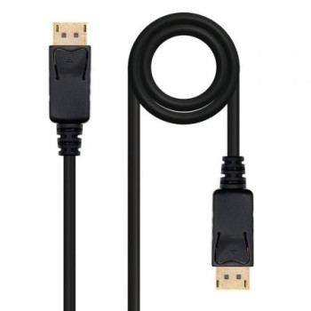 Cable DisplayPort 1.2 4K Nanocable 10.15.2302/ DisplayPort Macho - DisplayPort Macho/ 2m/ Negro Cable DisplayPort 1.2 4K Nanocable 10.15.2302/ DisplayPort Macho - DisplayPort Macho/ 2m/ Negro