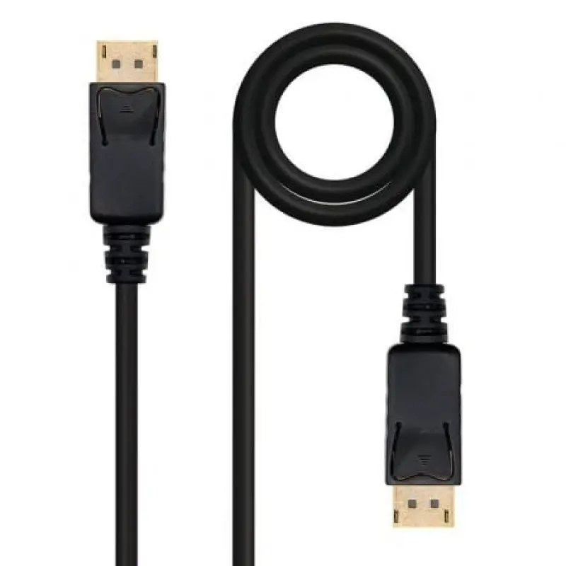 Cable DisplayPort 1.2 4K Nanocable 10.15.2303/ DisplayPort Macho - DisplayPort Macho/ 3m/ Negro Cable DisplayPort 1.2 4K Nanocable 10.15.2303/ DisplayPort Macho - DisplayPort Macho/ 3m/ Negro