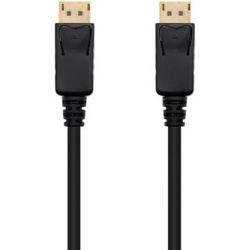 Cable Displayport 1.2 4K Nanocable 10.15.2305/ Displayport Macho - Displayport Macho/ 5m/ Negro Cable Displayport 1.2 4K Nanocable 10.15.2305/ Displayport Macho - Displayport Macho/ 5m/ Negro