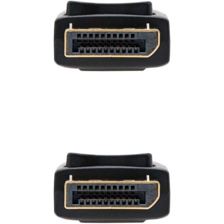 Cable Displayport 1.2 4K Nanocable 10.15.2305/ Displayport Macho - Displayport Macho/ 5m/ Negro Cable Displayport 1.2 4K Nanocable 10.15.2305/ Displayport Macho - Displayport Macho/ 5m/ Negro