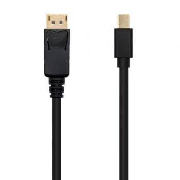 Cable Mini DisplayPort Nanocable 10.15.2402/ Mini DisplayPort Macho - DisplayPort Macho/ 2m/ Negro Cable Mini DisplayPort Nanocable 10.15.2402/ Mini DisplayPort Macho - DisplayPort Macho/ 2m/ Negro