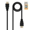 Cable HDMI 2.0 4K Nanocable 10.15.3600/ HDMI Macho - HDMI Macho/ 50cm/ Certificado/ Negro Cable HDMI 2.0 4K Nanocable 10.15.3600/ HDMI Macho - HDMI Macho/ 50cm/ Certificado/ Negro