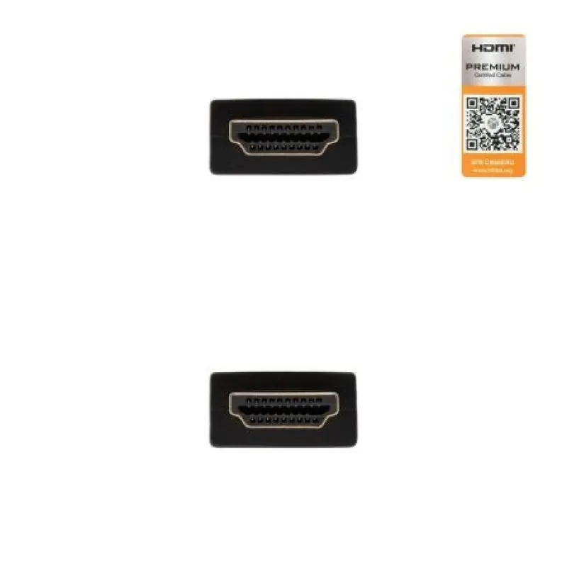 Cable HDMI 2.0 4K Nanocable 10.15.3600/ HDMI Macho - HDMI Macho/ 50cm/ Certificado/ Negro Cable HDMI 2.0 4K Nanocable 10.15.3600/ HDMI Macho - HDMI Macho/ 50cm/ Certificado/ Negro