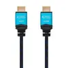Cable HDMI 2.0 4K Nanocable 10.15.3710/ HDMI Macho - HDMI Macho/ 10m/ Negro/ Azul