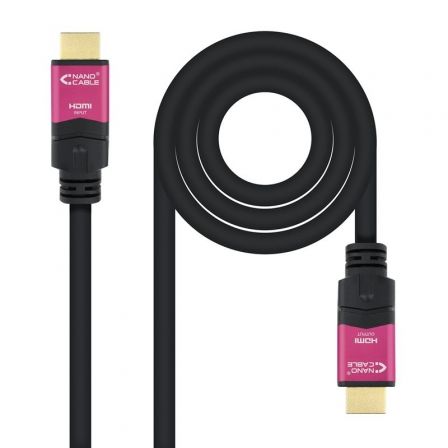Cable HDMI 2.0 4K Nanocable 10.15.3715/ HDMI Macho - HDMI Macho/ 15m/ Negro Cable HDMI 2.0 4K Nanocable 10.15.3715/ HDMI Macho - HDMI Macho/ 15m/ Negro