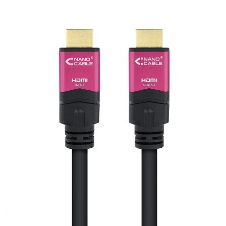 Cable HDMI 2.0 4K Nanocable 10.15.3720/ HDMI Macho - HDMI Macho/ 20m/ Negro Cable HDMI 2.0 4K Nanocable 10.15.3720/ HDMI Macho - HDMI Macho/ 20m/ Negro