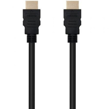 Cable HDMI 2.0 4K Nanocable 10.15.3801/ HDMI Macho - HDMI Macho/ 1m/ Negro Cable HDMI 2.0 4K Nanocable 10.15.3801/ HDMI Macho - HDMI Macho/ 1m/ Negro