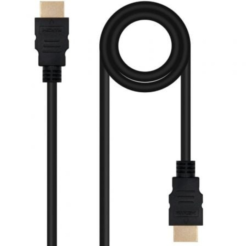 Cable HDMI 2.0 4K Nanocable 10.15.3802/ HDMI Macho - HDMI Macho/ 2m/ Negro Cable HDMI 2.0 4K Nanocable 10.15.3802/ HDMI Macho - HDMI Macho/ 2m/ Negro