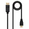 Cable DisplayPort Nanocable 10.15.4305/ DisplayPort Macho - HDMI Macho/ 5m/ Negro Cable DisplayPort Nanocable 10.15.4305/ DisplayPort Macho - HDMI Macho/ 5m/ Negro