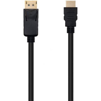 Cable DisplayPort Nanocable 10.15.4305/ DisplayPort Macho - HDMI Macho/ 5m/ Negro Cable DisplayPort Nanocable 10.15.4305/ DisplayPort Macho - HDMI Macho/ 5m/ Negro