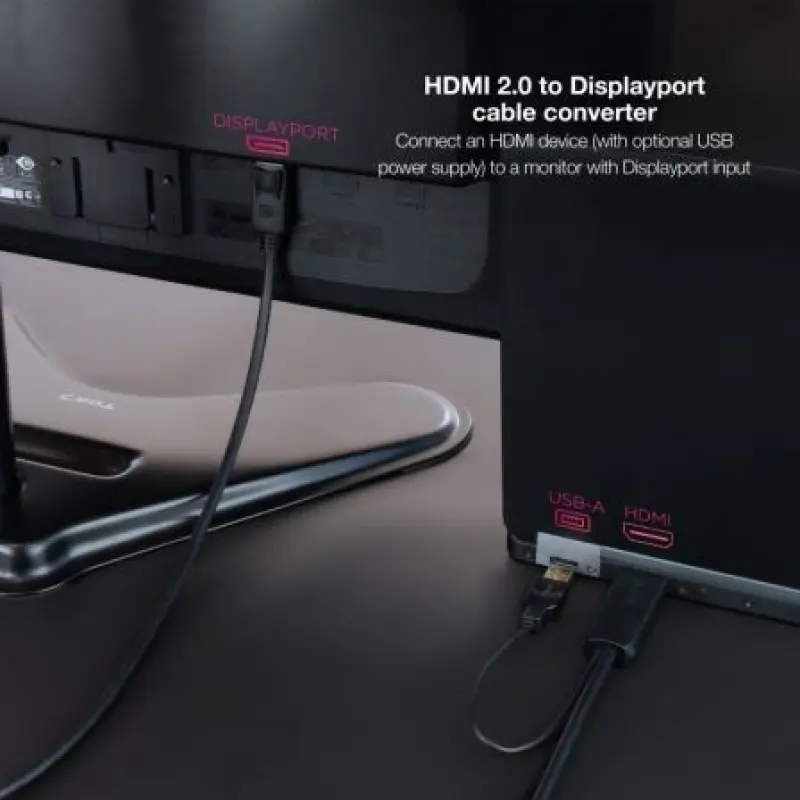 Cable Conversor Nanocable 10.15.4352/ HDMI Macho - DisplayPort Macho/ 1.8m/ Negro Cable Conversor Nanocable 10.15.4352/ HDMI Macho - DisplayPort Macho/ 1.8m/ Negro