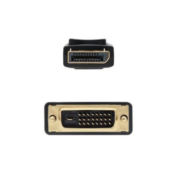 Cable Conversor Nanocable 10.15.4502/ DisplayPort Macho - DVI Macho/ 2m/ Negro Cable Conversor Nanocable 10.15.4502/ DisplayPort Macho - DVI Macho/ 2m/ Negro
