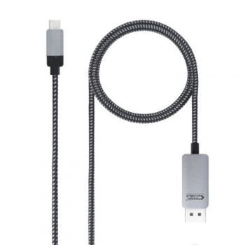 Cable Conversor Nanocable 10.15.5002/ USB Tipo-C Macho - Displayport Macho/ 1.8m/ Negro Cable Conversor Nanocable 10.15.5002/ USB Tipo-C Macho - Displayport Macho/ 1.8m/ Negro