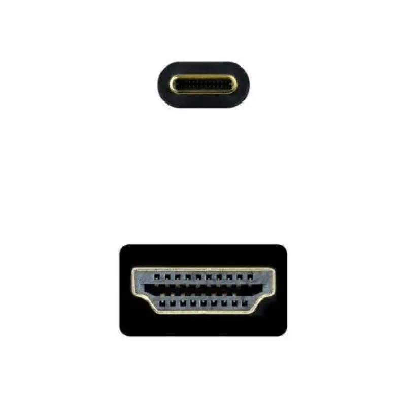 Cable Conversor Nanocable 10.15.5133/ USB Tipo-C Macho - HDMI Macho/ 3m/ Negro Cable Conversor Nanocable 10.15.5133/ USB Tipo-C Macho - HDMI Macho/ 3m/ Negro