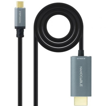 Cable Conversor Nanocable 10.15.5162/ USB Tipo-C Macho - HDMI Macho/ 1.8m/ Negro Cable Conversor Nanocable 10.15.5162/ USB Tipo-C Macho - HDMI Macho/ 1.8m/ Negro