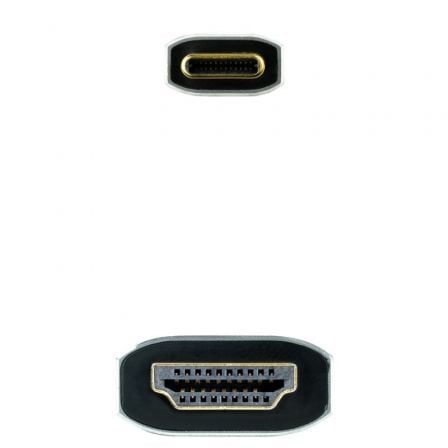 Cable Conversor Nanocable 10.15.5162/ USB Tipo-C Macho - HDMI Macho/ 1.8m/ Negro Cable Conversor Nanocable 10.15.5162/ USB Tipo-C Macho - HDMI Macho/ 1.8m/ Negro